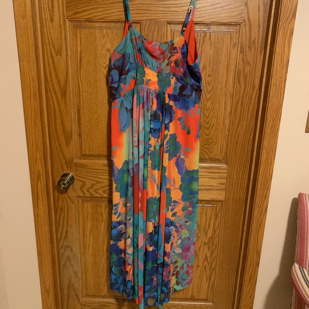 Spaghetti strap sun dress